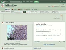 Tablet Screenshot of dark-desert-rose.deviantart.com
