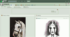 Desktop Screenshot of comacold.deviantart.com