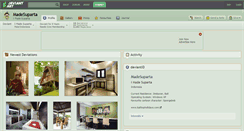 Desktop Screenshot of madesuparta.deviantart.com