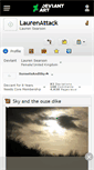 Mobile Screenshot of laurenattack.deviantart.com