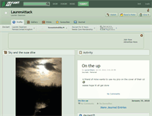 Tablet Screenshot of laurenattack.deviantart.com
