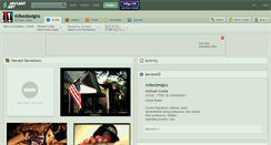 Desktop Screenshot of mikedesigns.deviantart.com