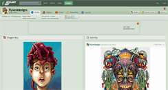 Desktop Screenshot of flylanddesigns.deviantart.com