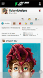 Mobile Screenshot of flylanddesigns.deviantart.com