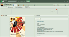 Desktop Screenshot of digital-monkey.deviantart.com