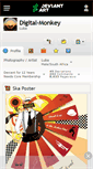 Mobile Screenshot of digital-monkey.deviantart.com