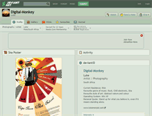 Tablet Screenshot of digital-monkey.deviantart.com