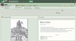 Desktop Screenshot of cedik.deviantart.com
