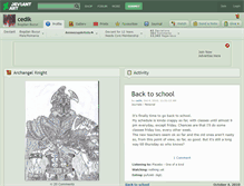 Tablet Screenshot of cedik.deviantart.com