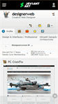 Mobile Screenshot of designerweb.deviantart.com