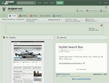 Tablet Screenshot of designerweb.deviantart.com