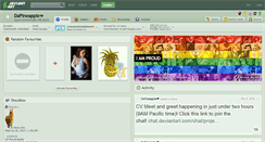 Desktop Screenshot of dapineapple.deviantart.com