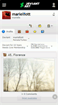 Mobile Screenshot of marielliott.deviantart.com