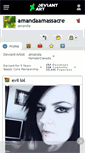 Mobile Screenshot of amandaamassacre.deviantart.com