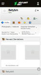 Mobile Screenshot of betybm.deviantart.com