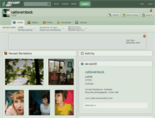 Tablet Screenshot of catloverstock.deviantart.com