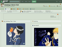 Tablet Screenshot of mustang-x-havoc-club.deviantart.com