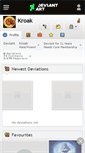 Mobile Screenshot of kroak.deviantart.com
