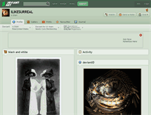 Tablet Screenshot of ilikesurreal.deviantart.com