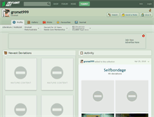 Tablet Screenshot of gromet999.deviantart.com