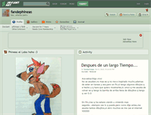 Tablet Screenshot of fandephineas.deviantart.com