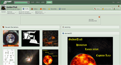 Desktop Screenshot of goldentroll.deviantart.com