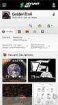 Mobile Screenshot of goldentroll.deviantart.com