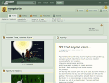 Tablet Screenshot of mangaturtle.deviantart.com