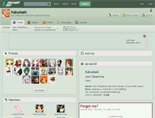 Tablet Screenshot of kabumaki.deviantart.com