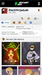 Mobile Screenshot of blackninjadude.deviantart.com