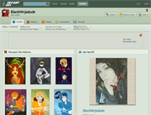 Tablet Screenshot of blackninjadude.deviantart.com