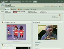 Tablet Screenshot of melvismd.deviantart.com
