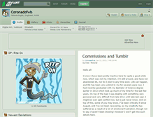 Tablet Screenshot of coronadofwb.deviantart.com