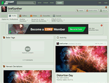 Tablet Screenshot of grafgunther.deviantart.com