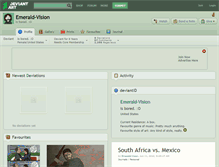 Tablet Screenshot of emerald-vision.deviantart.com