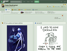 Tablet Screenshot of crazy-daydreamer.deviantart.com