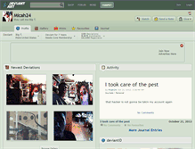 Tablet Screenshot of micah24.deviantart.com