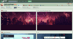 Desktop Screenshot of lastkrystaldragon.deviantart.com