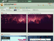 Tablet Screenshot of lastkrystaldragon.deviantart.com