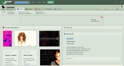 Desktop Screenshot of blanked.deviantart.com