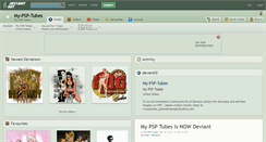 Desktop Screenshot of my-psp-tubes.deviantart.com