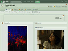 Tablet Screenshot of pistachiosnails.deviantart.com