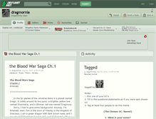 Tablet Screenshot of dragmornia.deviantart.com
