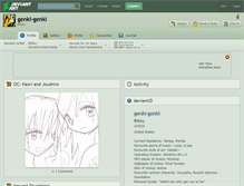 Tablet Screenshot of genki-genki.deviantart.com