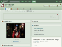 Tablet Screenshot of conventiongirls.deviantart.com