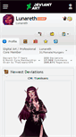 Mobile Screenshot of lunareth.deviantart.com
