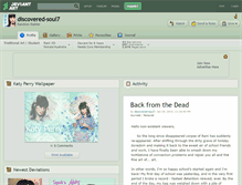 Tablet Screenshot of discovered-soul7.deviantart.com