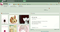 Desktop Screenshot of leadlungs.deviantart.com