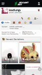 Mobile Screenshot of leadlungs.deviantart.com