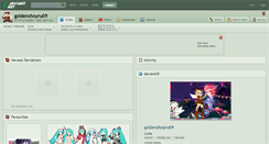 Desktop Screenshot of goldenshoyru09.deviantart.com